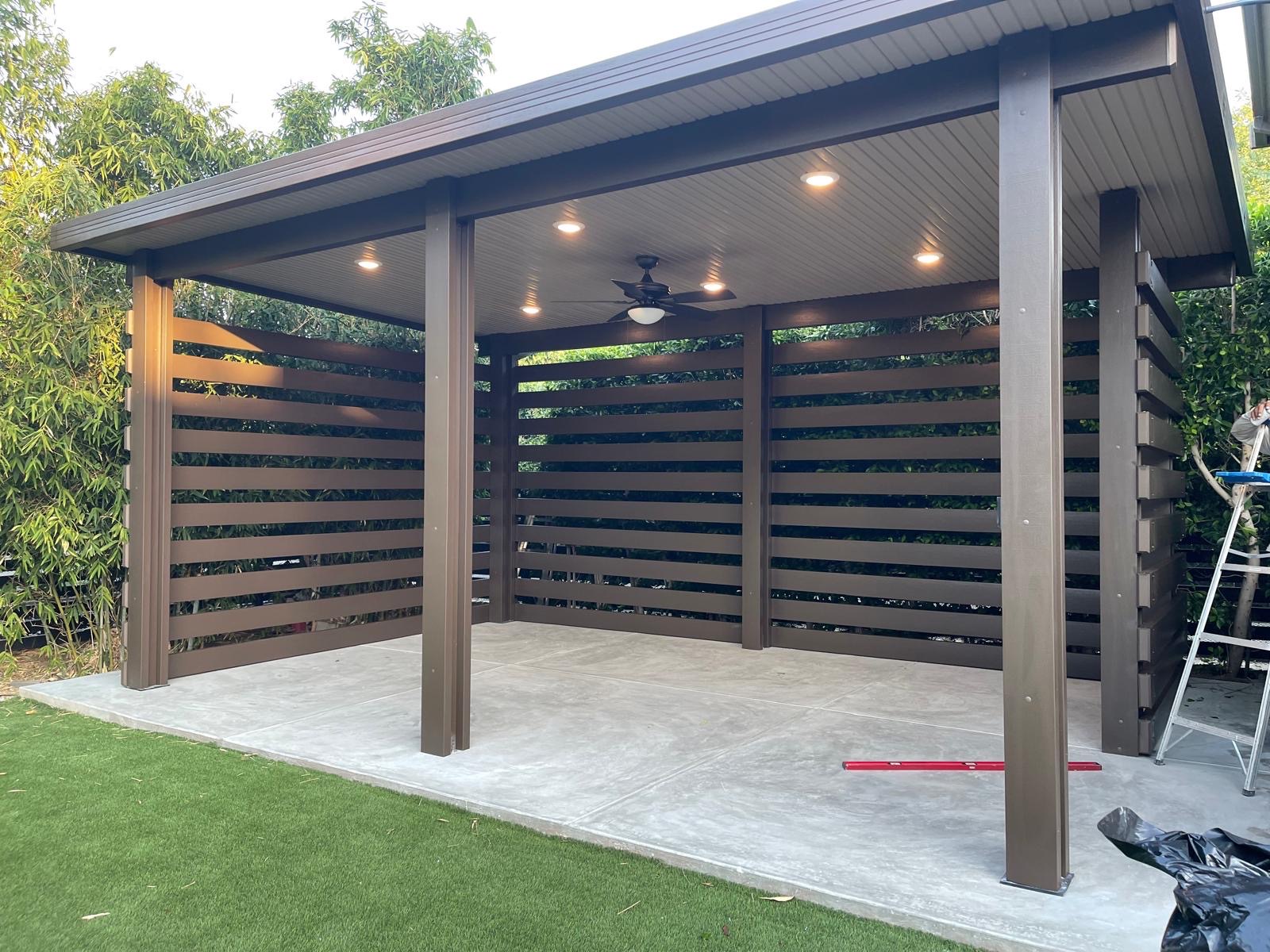 Covered patio build